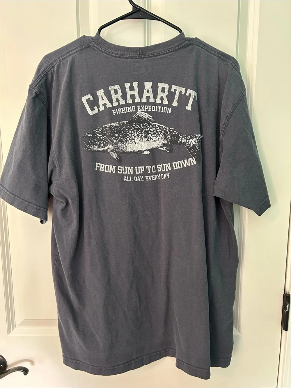 Carhartt Short Sleeve Logo Tee - gray - Picture 6 of 8